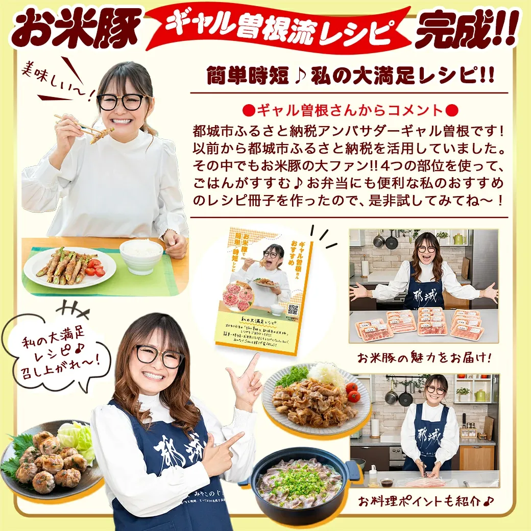 【ふるさと納税】【精肉ランキング1位獲得】【内容量＆発送時期が選べる！】お米豚セット - 豚肉 豚ロース 豚こま切れ 豚バラ肉 豚肩ロース 計2.2キロ/3.7キロ スライス肉 小分け 都城産豚 ブランド豚 快速便あり お届け時期が選べる 送料無料 SKU-3105【宮崎県都城市】