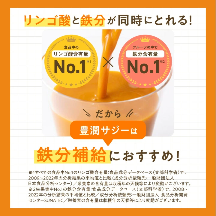 豊潤サジー 1000ml サジージュース【紙パックタイプ】 公式 フィネス 200種類以上の栄養素が含まれたドリンク ジュース 鉄分 リンゴ酸 ミネラル ビタミンC βカロテン アミノ酸 ビタミンE 有機JASサジー原料 健康食品 送料無料 沙棘 スーパーフード 栄養補給 サジーベリー