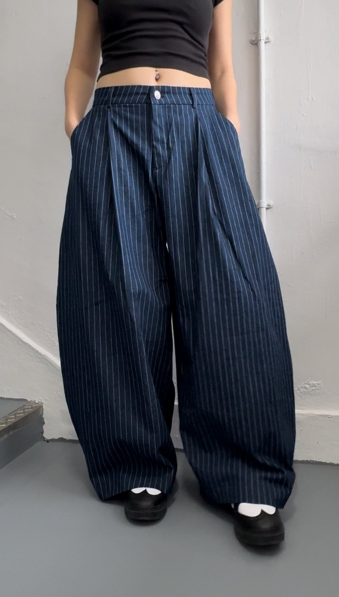 Striped Scimitar Pants