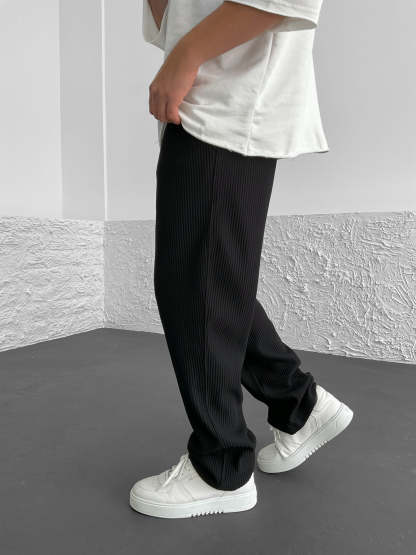 Ribbed Tube Leg Trousers (Buy 2 Free Shipping)