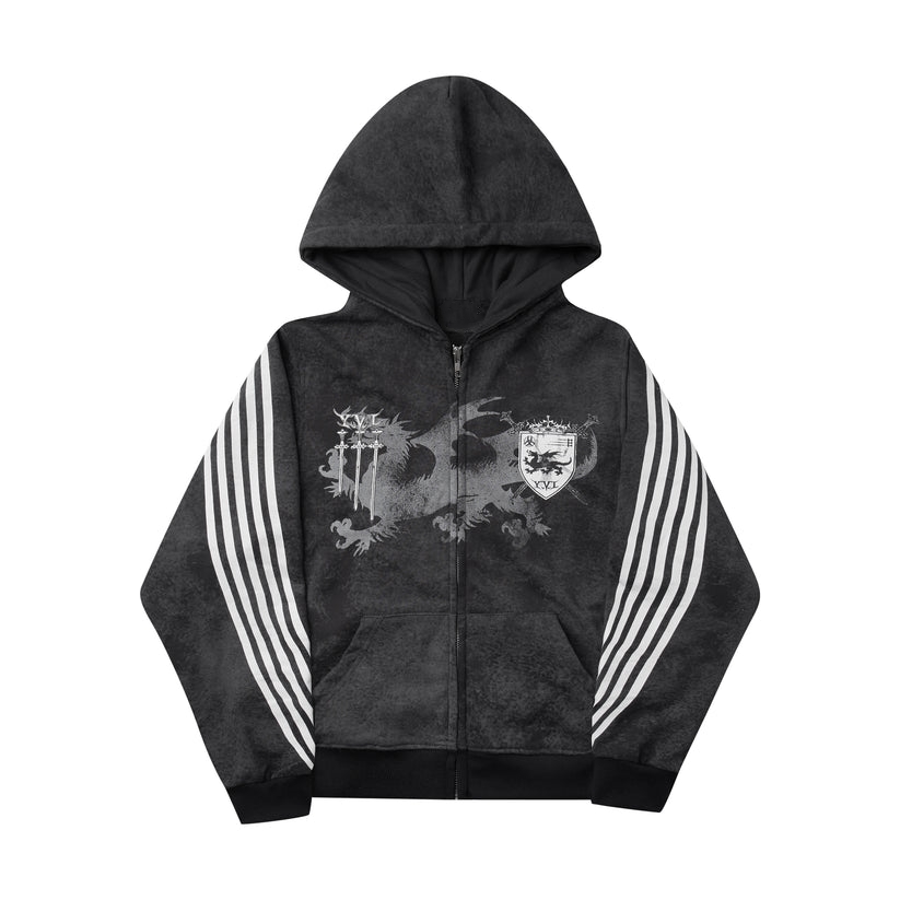 ROYAL KNIGHT CLUB WAXED HOODIE