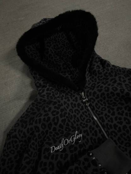 leopard print suit