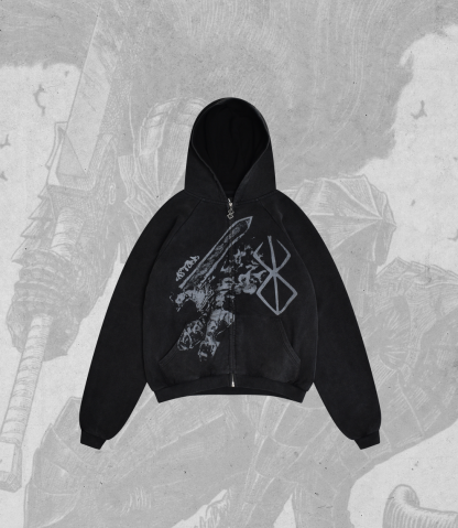 BERSERK ZIP UP HOODIE