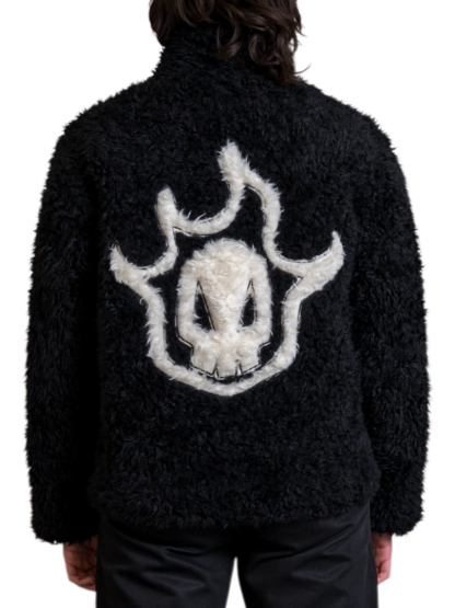 Substitute Shinigami Badge Reversible Fur Jacket