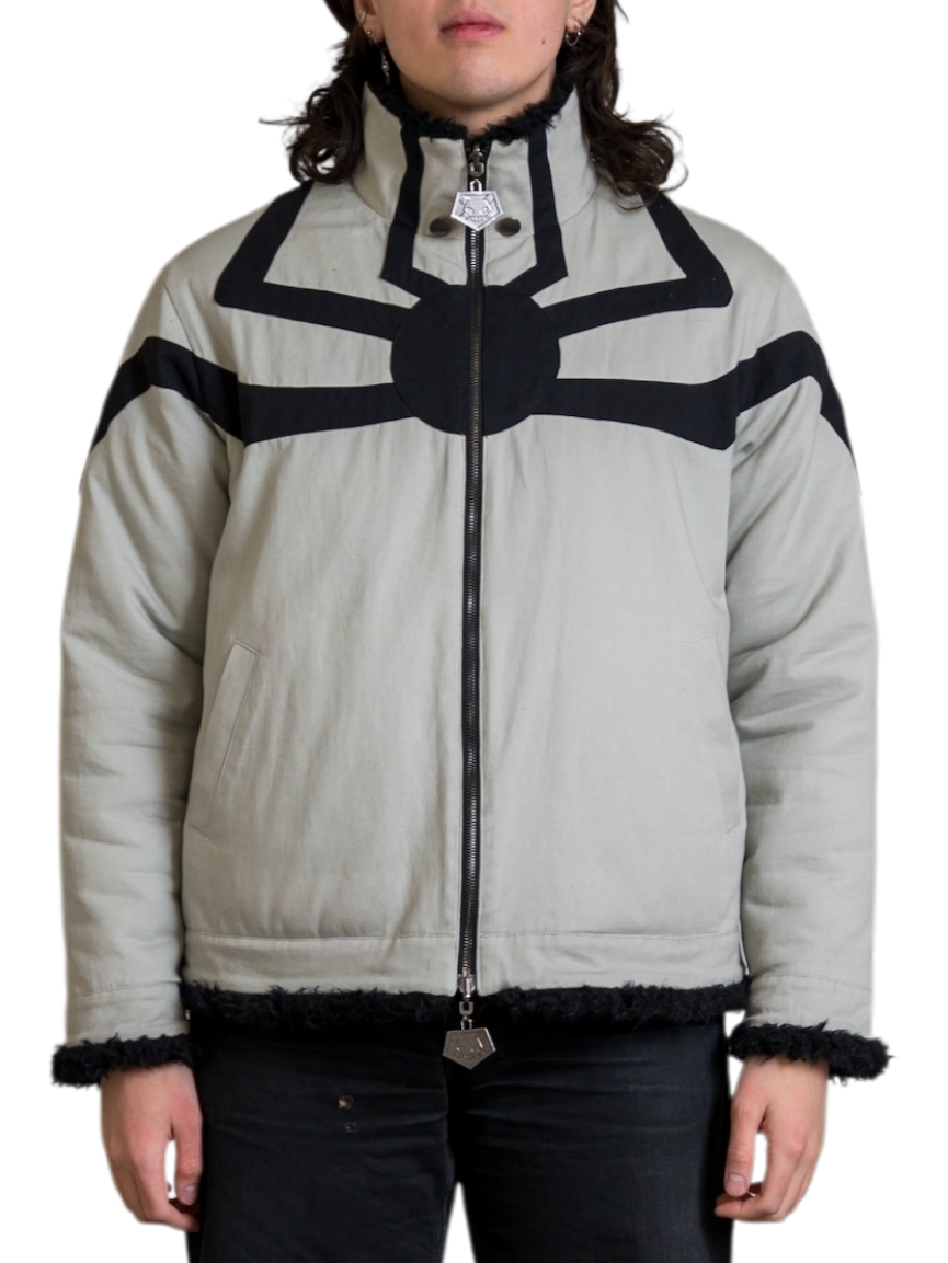 Substitute Shinigami Badge Reversible Fur Jacket
