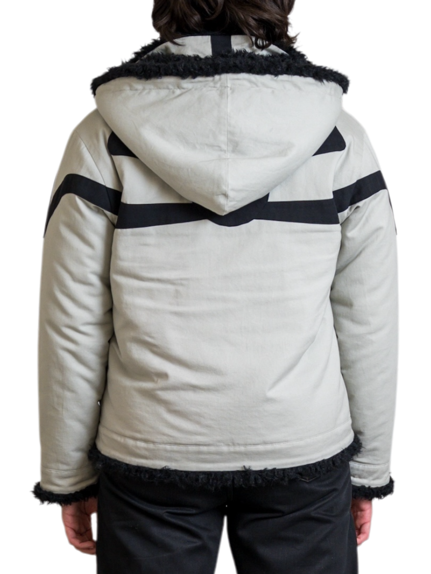 Substitute Shinigami Badge Reversible Fur Jacket
