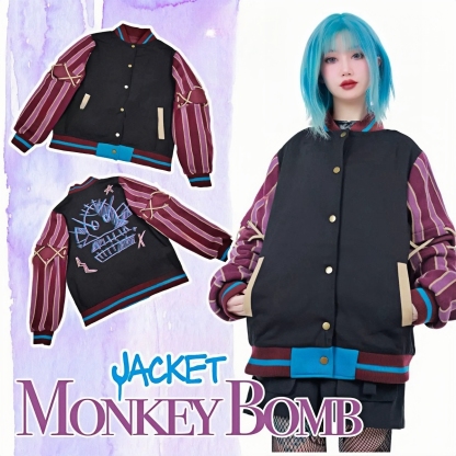 Monkey Bomb Varsity Jacket 