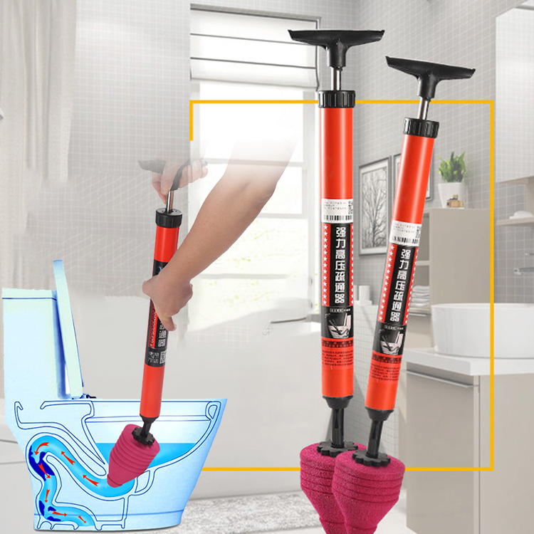 One-shot toilet pipe dredger