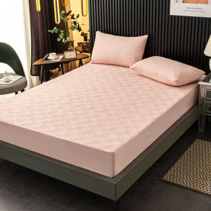 Four seasons universal mother and baby grade waterproof bed sheet three-piece set