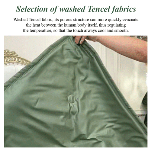 Washed Tencel Breathable Summer Comforter