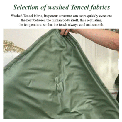 Washed Tencel Breathable Summer Comforter