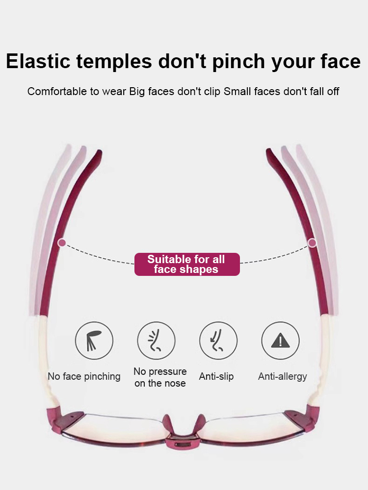 Smart Zoom Color-Changing Reading Glasses