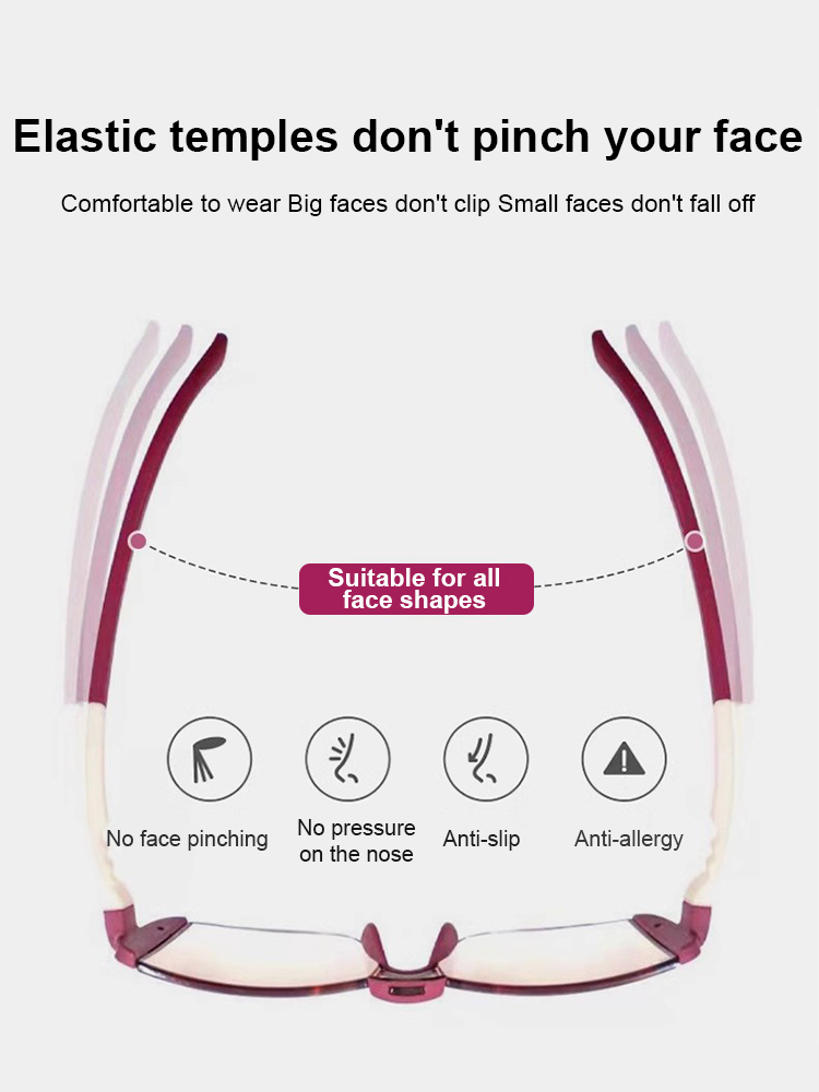 Smart Zoom Color-Changing Reading Glasses