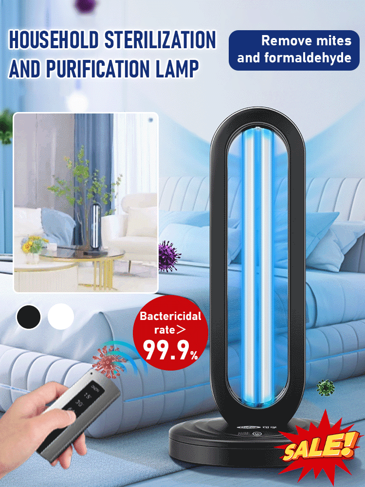 【Keep Fresh for 24 Hours】Home Sterilization and Purification Lamp