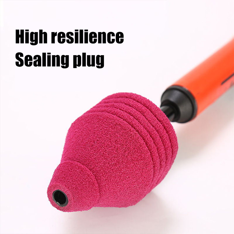 One-shot toilet pipe dredger