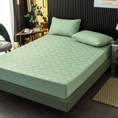 Four seasons universal mother and baby grade waterproof bed sheet three-piece set