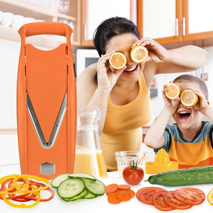  Multi-functional vegetable cutter slicer shredder