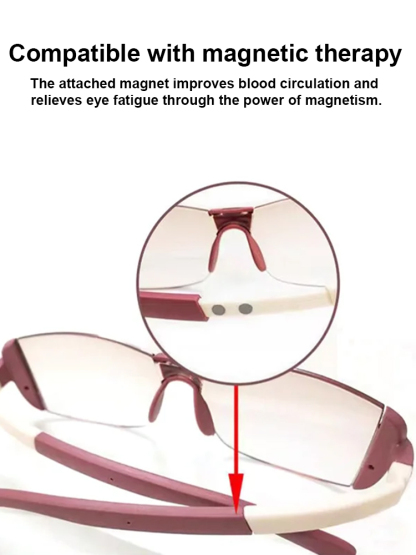Smart Zoom Color-Changing Reading Glasses