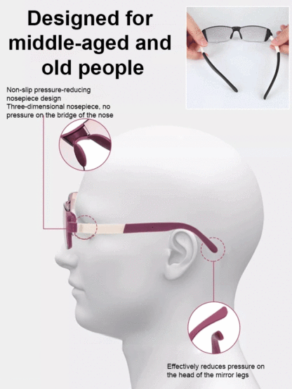 Smart Zoom Color-Changing Reading Glasses