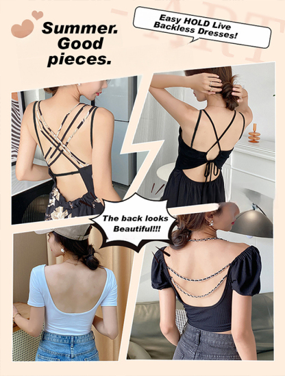 Ice-feeling ultra-thin U-shaped beautiful back bra
