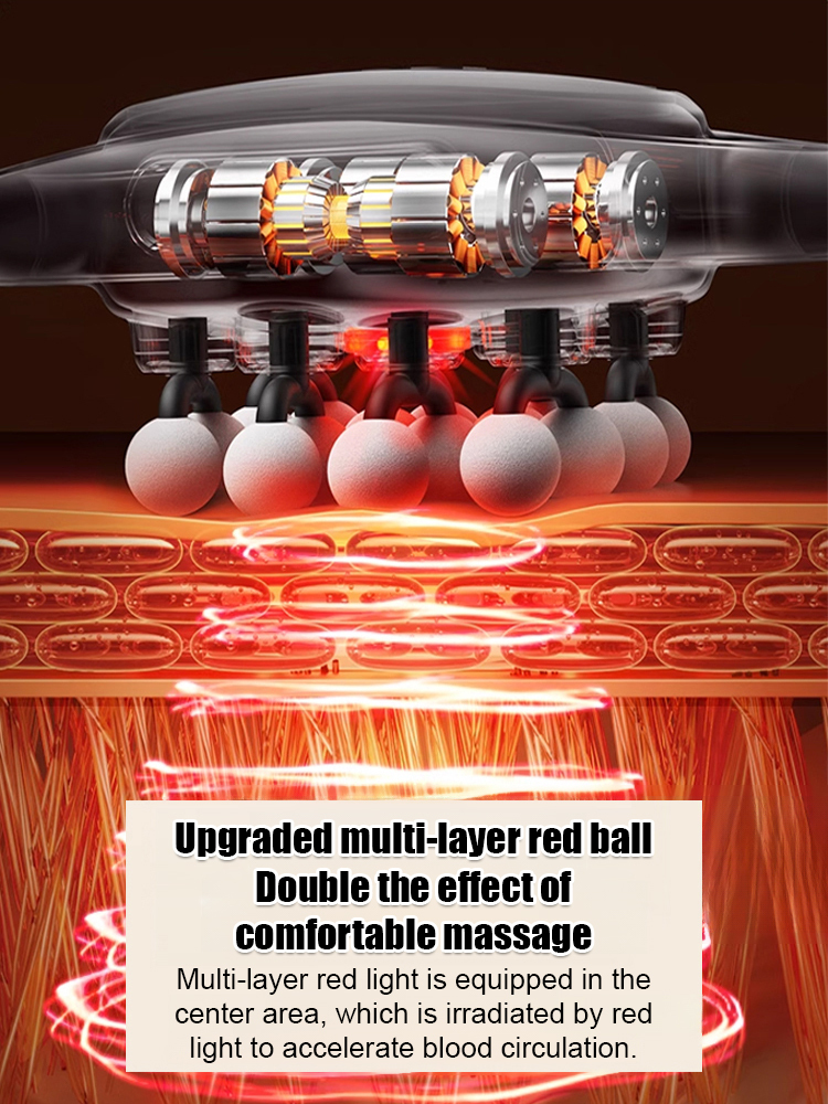 【Pro Recovery in 3 Seconds!】💪16-Head Fascia Gun for Powerful Full-Body Massage with Extended Reach, 100% Refund Guarantee🔥30-day risk-free trial!💥