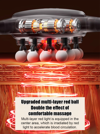 【Pro Recovery in 3 Seconds!】💪16-Head Fascia Gun for Powerful Full-Body Massage with Extended Reach, 100% Refund Guarantee🔥30-day risk-free trial!💥