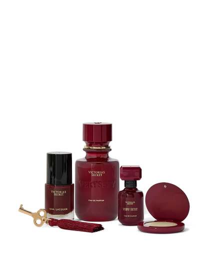 4-Piece Very Sexy Gift Set ft. Full-Sized Eau de Parfum with Reusable Jewelry Box