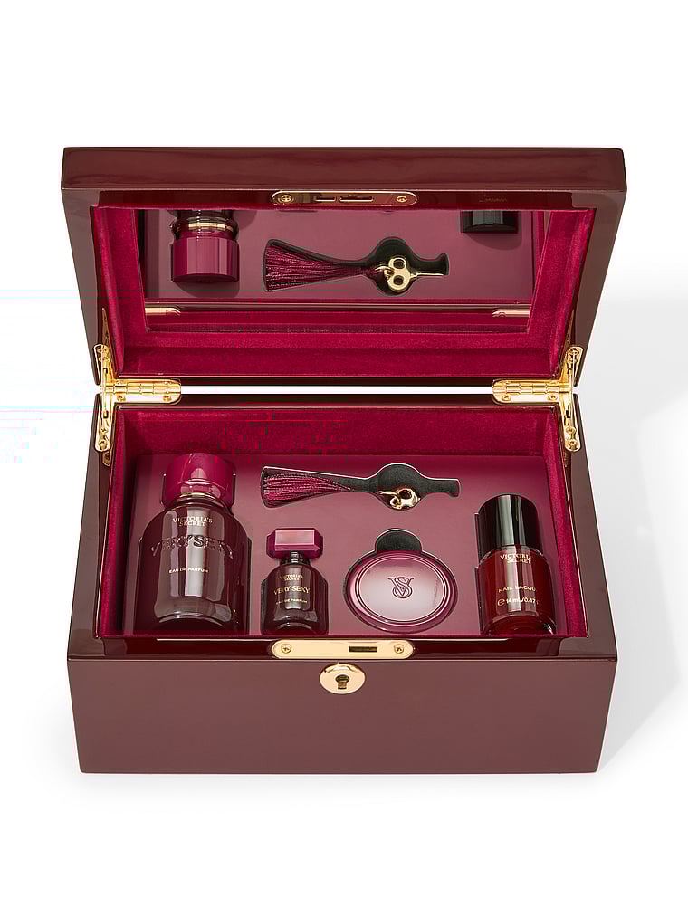 4-Piece Very Sexy Gift Set ft. Full-Sized Eau de Parfum with Reusable Jewelry Box