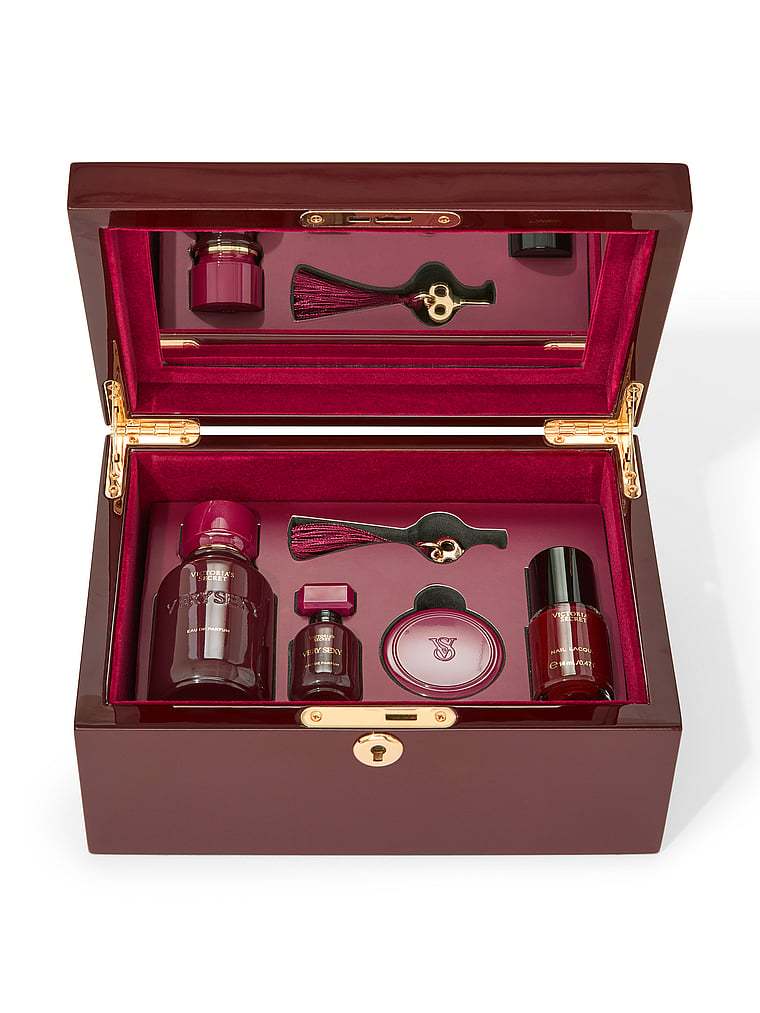 4-Piece Very Sexy Gift Set ft. Full-Sized Eau de Parfum with Reusable Jewelry Box