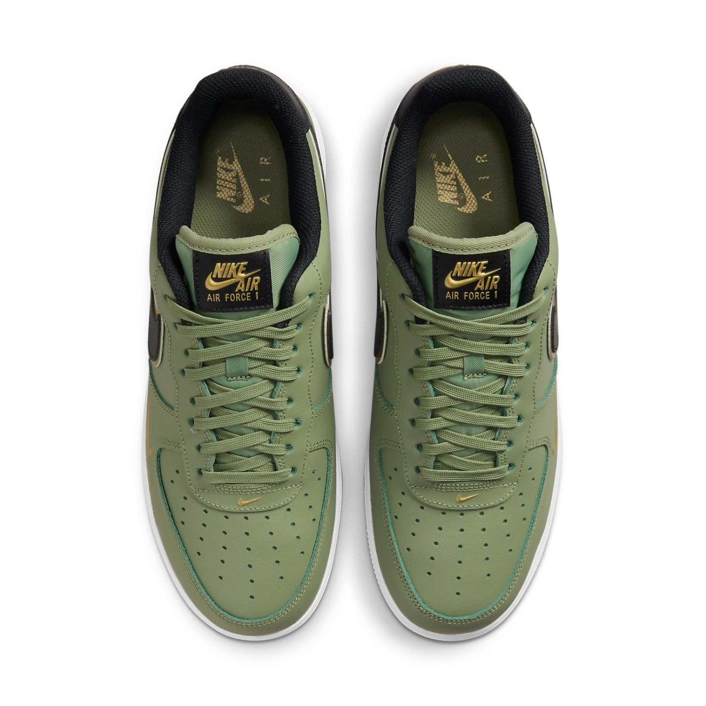 Nithtke Athtir Forthtce 1 '07 LV8 'Metallic Swoosh Pack - Oil Green' DA8481-300