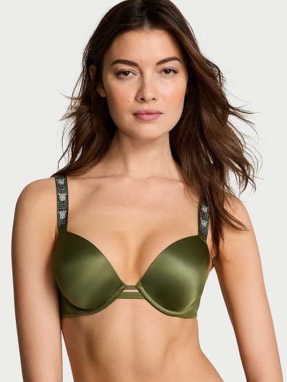 Very Sexy Shine Strap Smooth Push-Up Bra Shine Strap