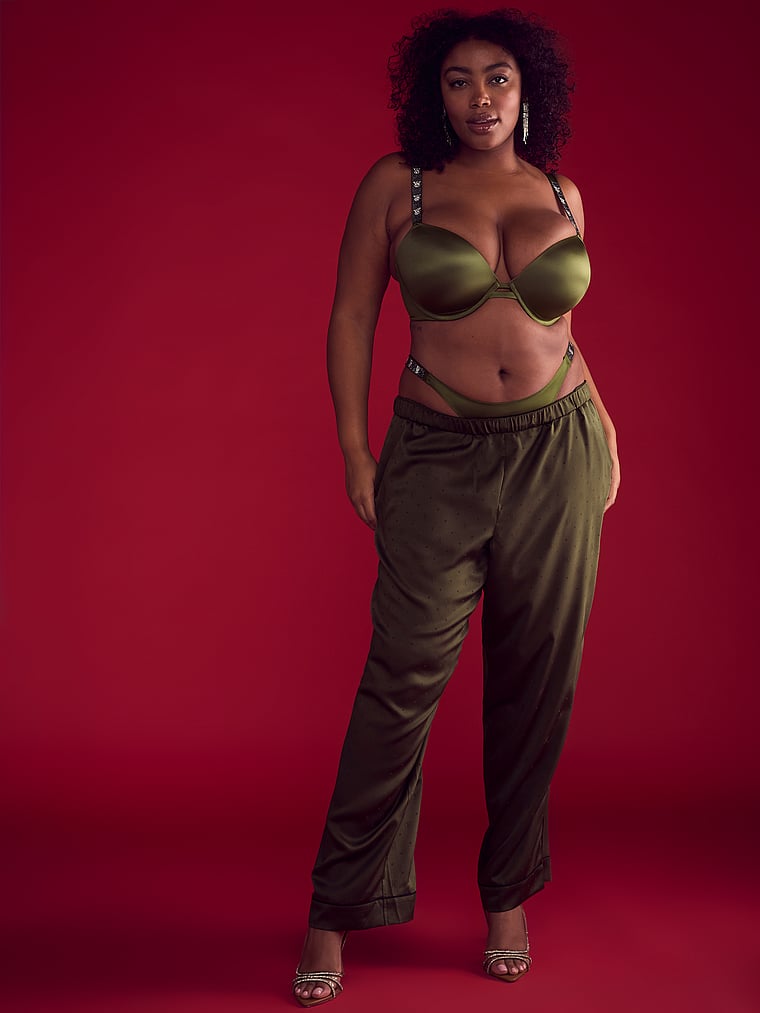 Very Sexy Shine Strap Smooth Push-Up Bra Shine Strap