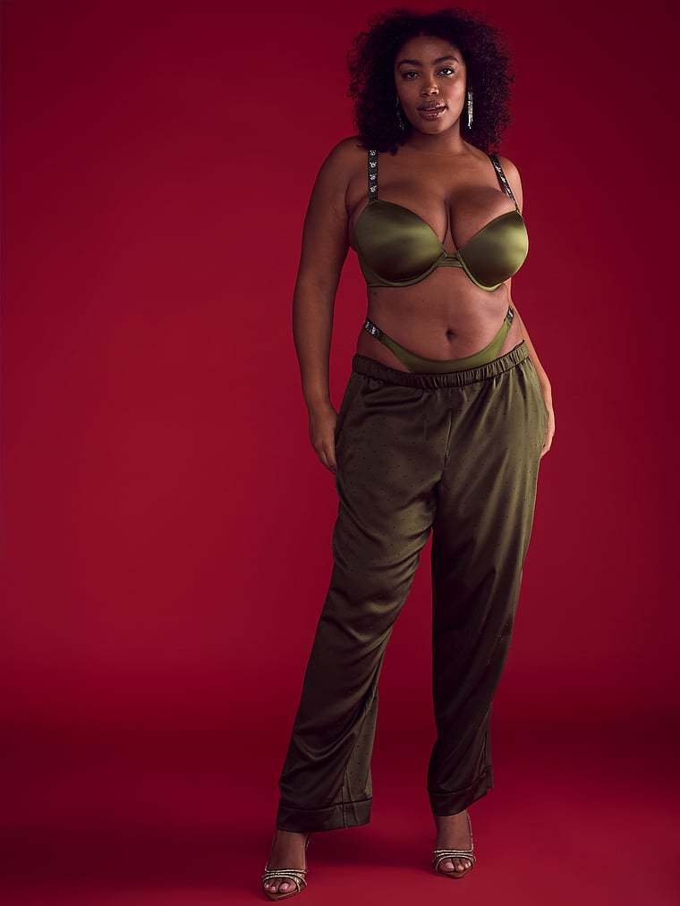 Very Sexy Shine Strap Smooth Push-Up Bra Shine Strap