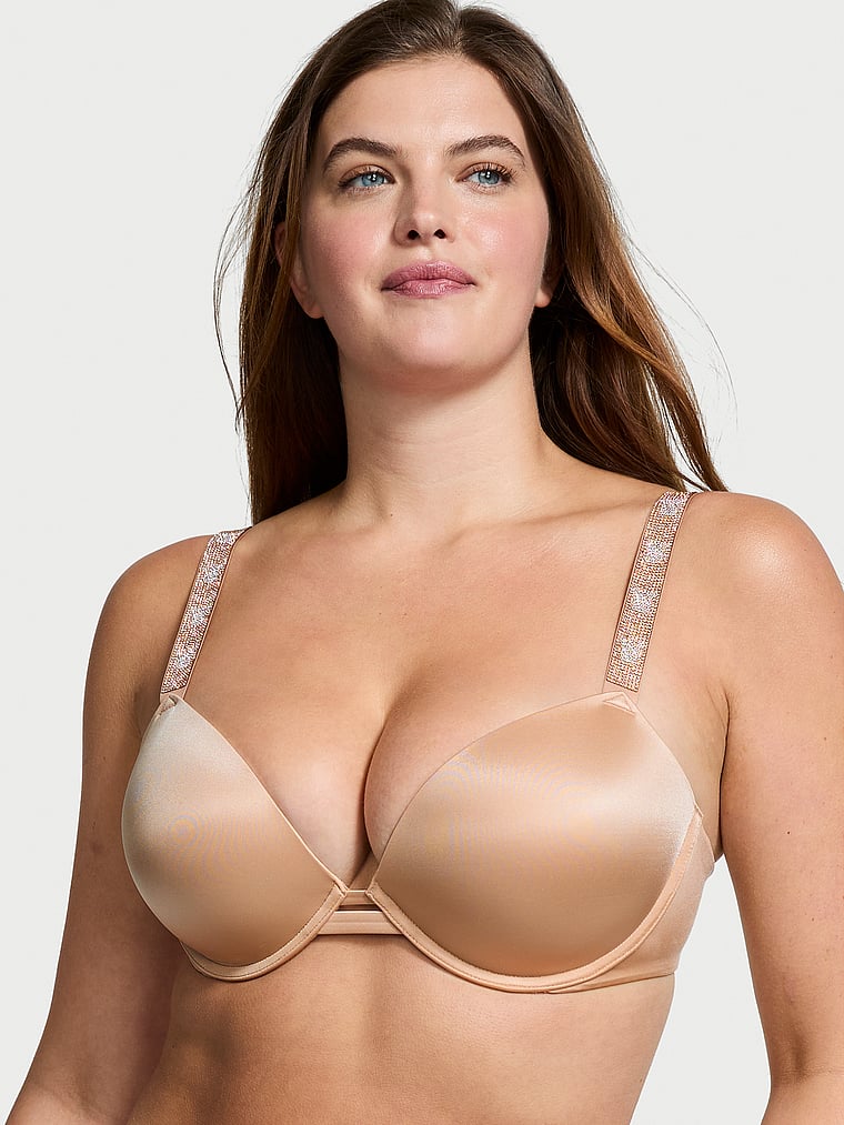 Very Sexy Shine Strap Smooth Push-Up Bra Shine Strap