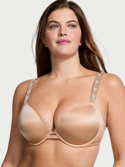 Very Sexy Shine Strap Smooth Push-Up Bra Shine Strap