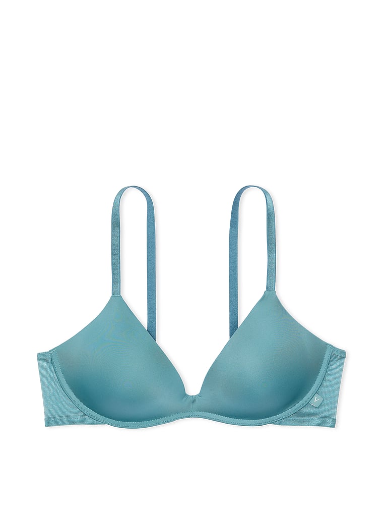 Victthtoria's sethtcret Sexy Tee Smooth-Cup Wireless Push-Up Bra Lace Trim