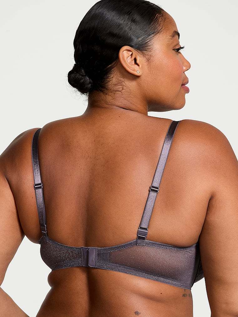 Victthtoria's sethtcret Sexy Tee Sequin Posey Lace Push-Up Bra Sequin Lace