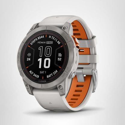 Garmin fēnix 7X Pro Sapphire Solar, Multisport GPS Smartwatch, Built-in Flashlight, Solar Charging Capability, Black