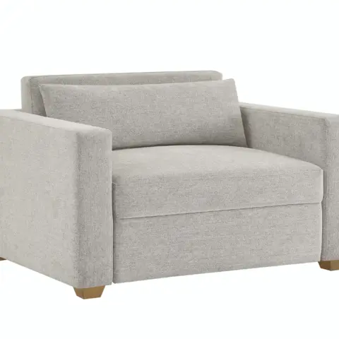 Dillard Convertible Sleeper Chair in closed position.