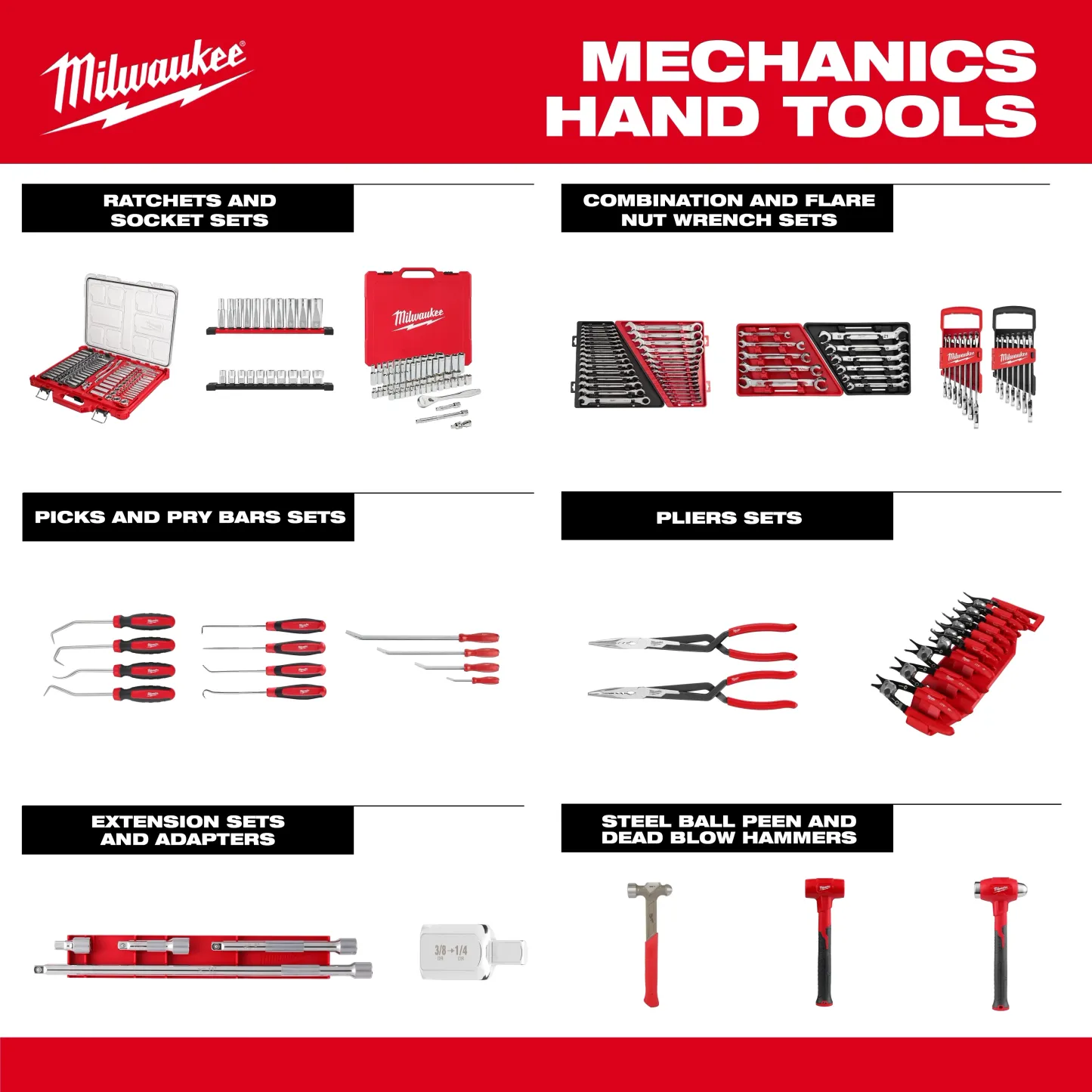 Milwaukee Master Mechanics Hand Tool Set with PACKOUT Drawers and PACKOUT Dolly (366 Piece)
