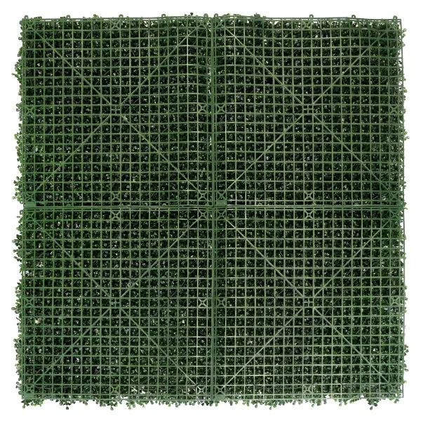 golden select boxwood hedge panel with led lights