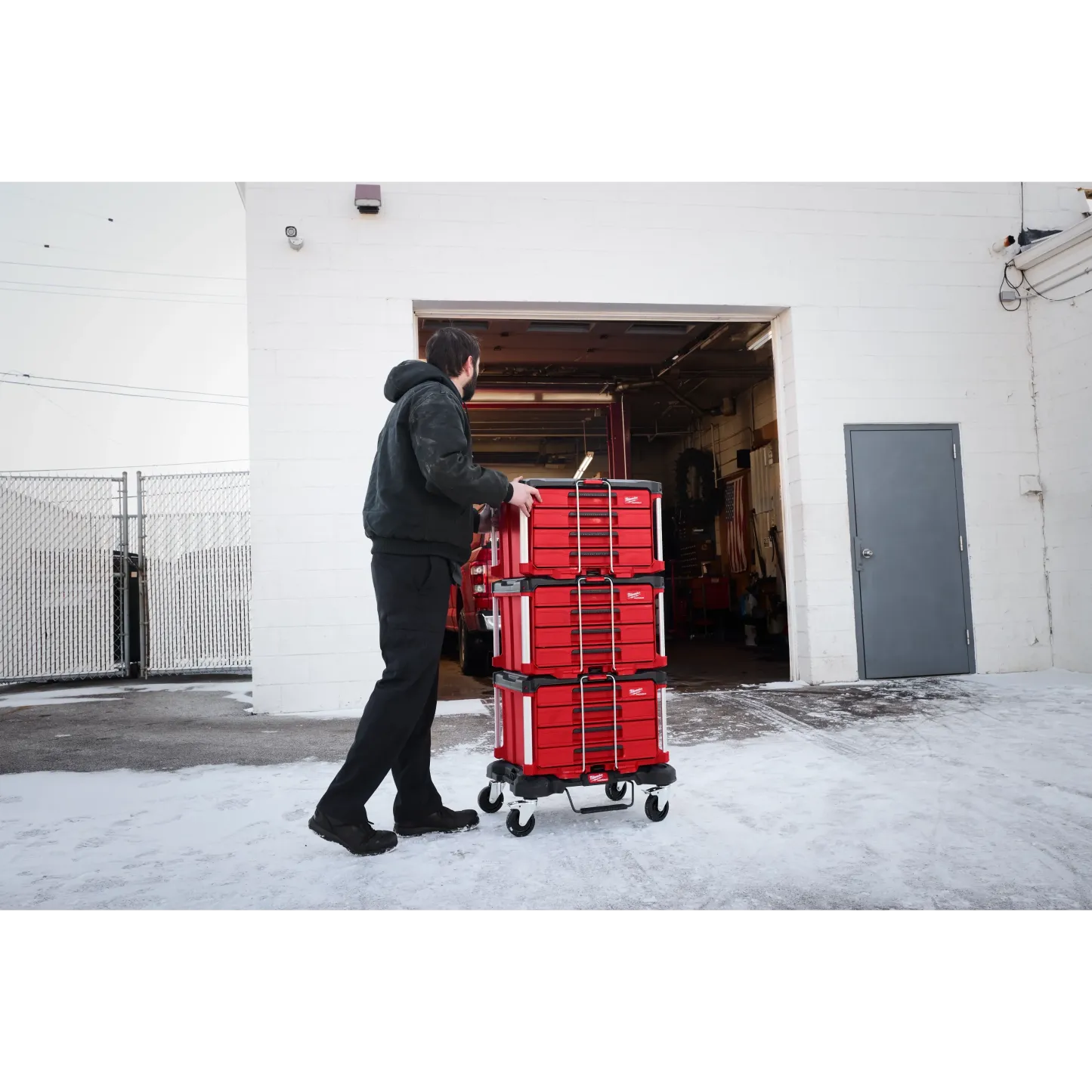 Milwaukee Master Mechanics Hand Tool Set with PACKOUT Drawers and PACKOUT Dolly (366 Piece)