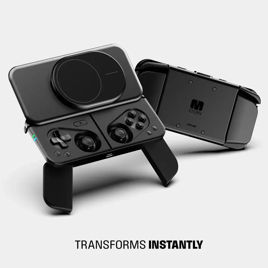 MCON THE MAGNETIC, TRANSFORMING GAMING CONTROLLER.