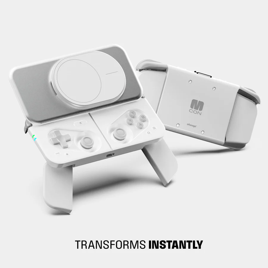 MCON THE MAGNETIC, TRANSFORMING GAMING CONTROLLER.