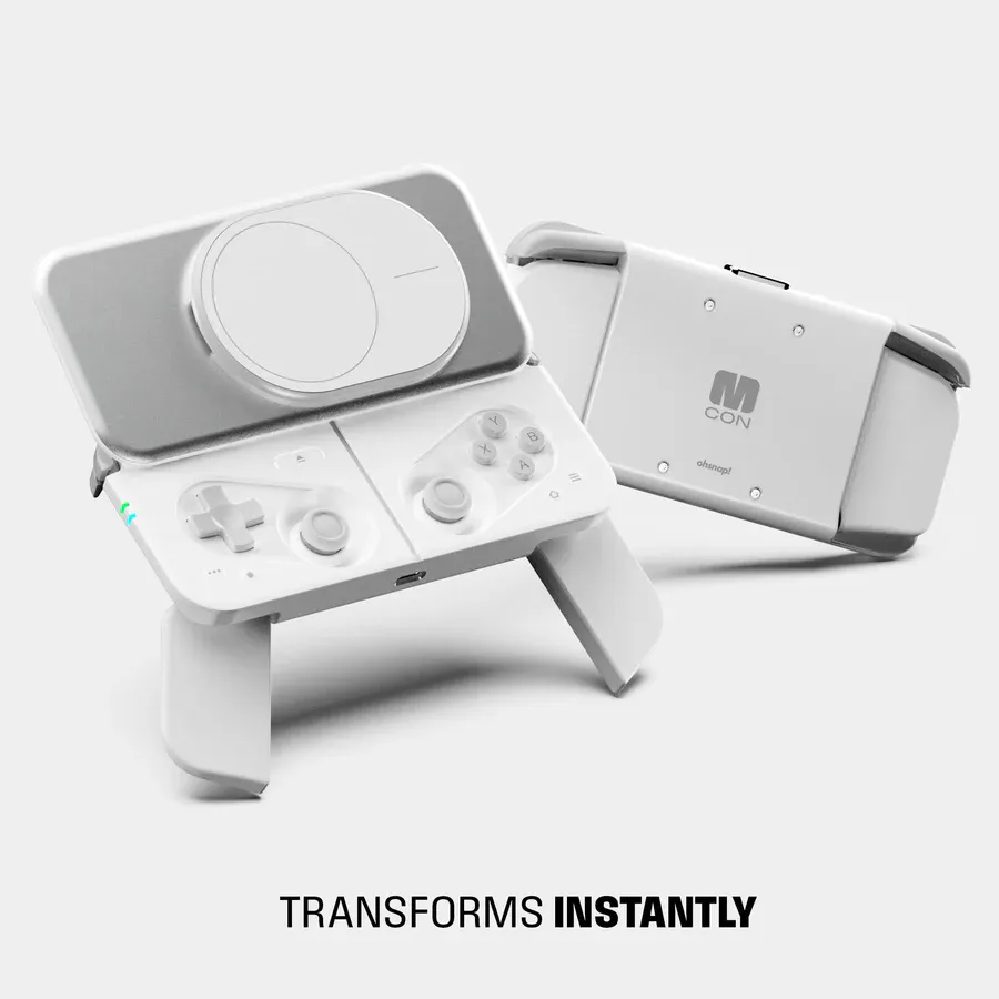 MCON THE MAGNETIC, TRANSFORMING GAMING CONTROLLER.