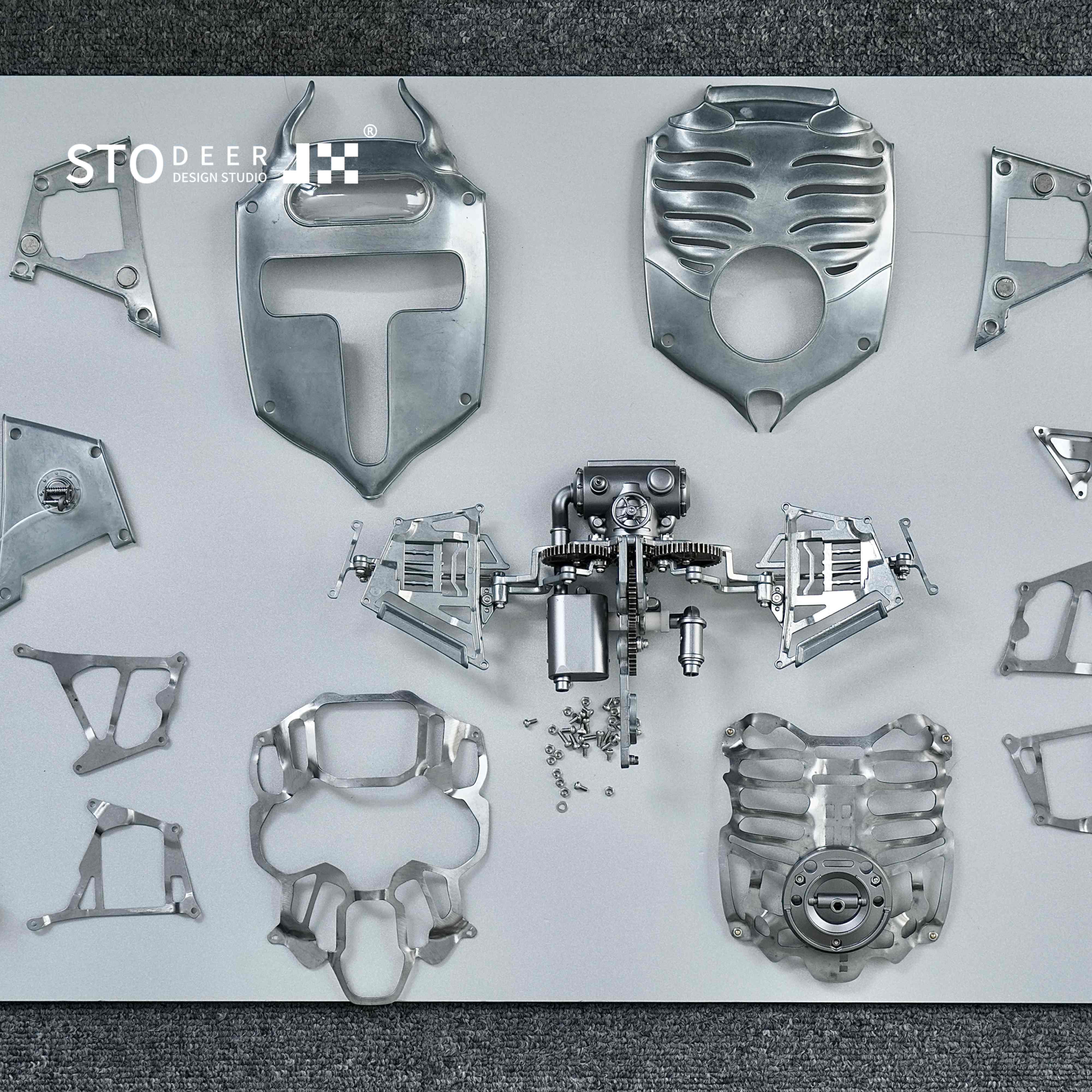 Innovative Mechanical Metal Manta Rays Model Steampunk Style 3D Metal Puzzle Kit SD-01