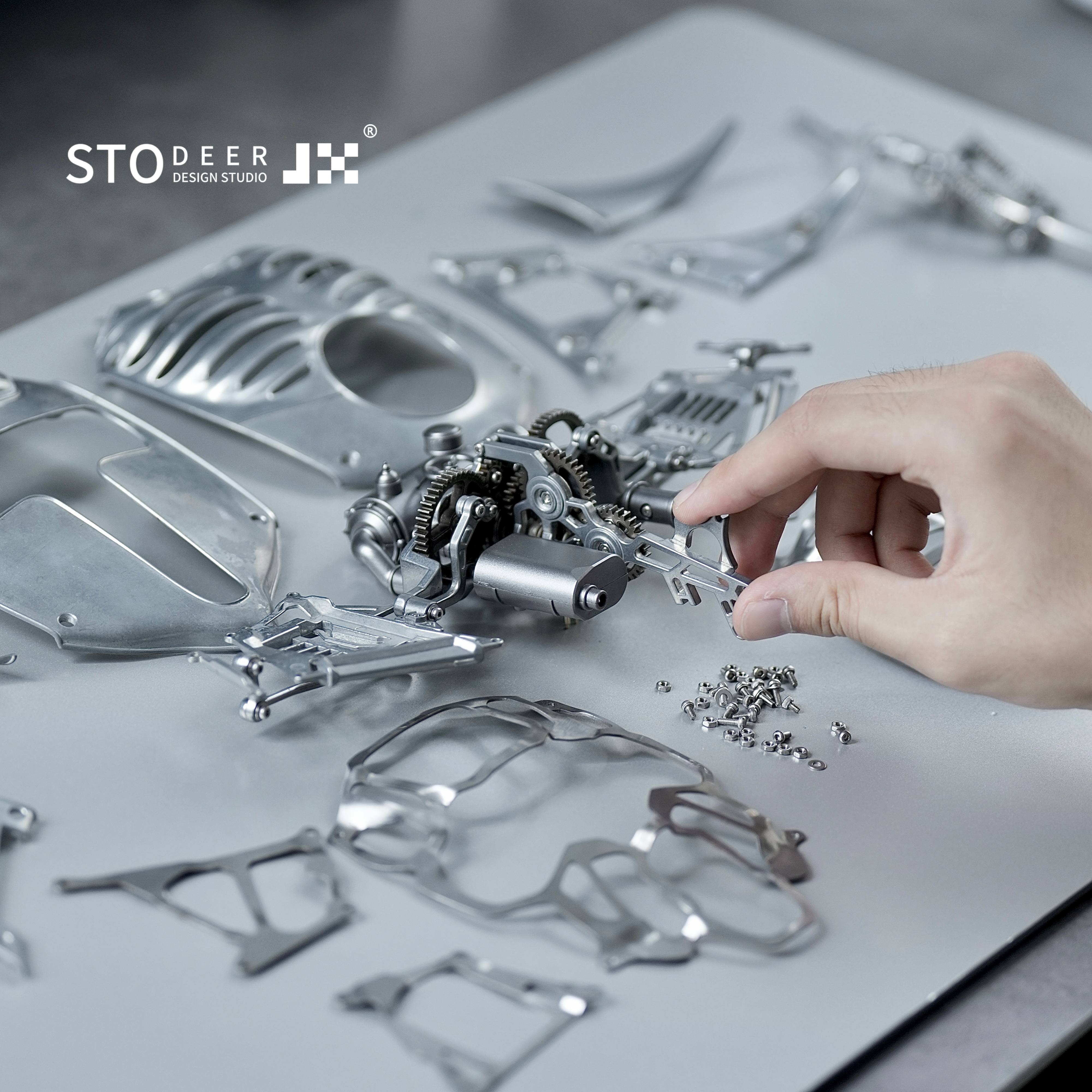 Innovative Mechanical Metal Manta Rays Model Steampunk Style 3D Metal Puzzle Kit SD-01