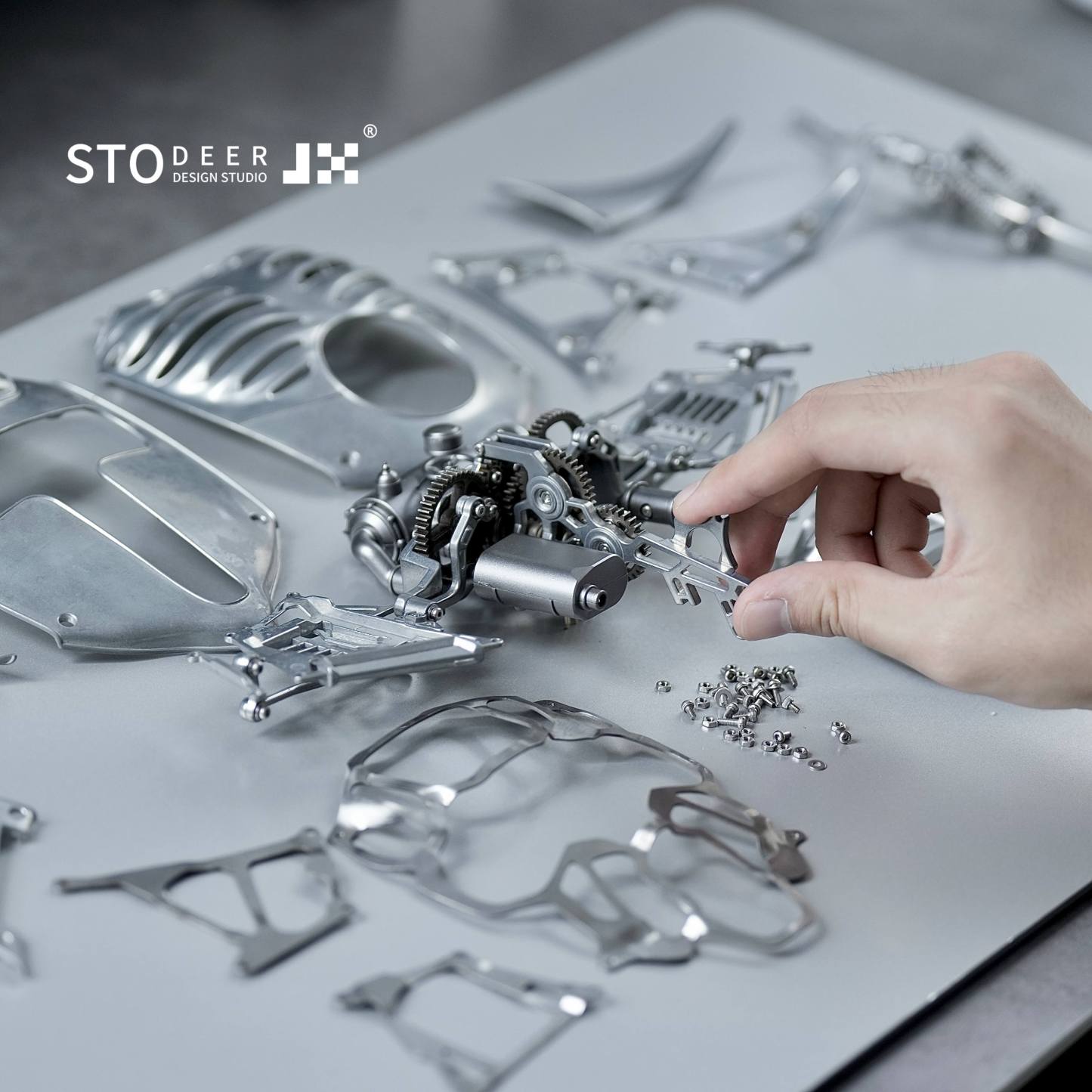 Innovative Mechanical Metal Manta Rays Model Steampunk Style 3D Metal Puzzle Kit SD-01