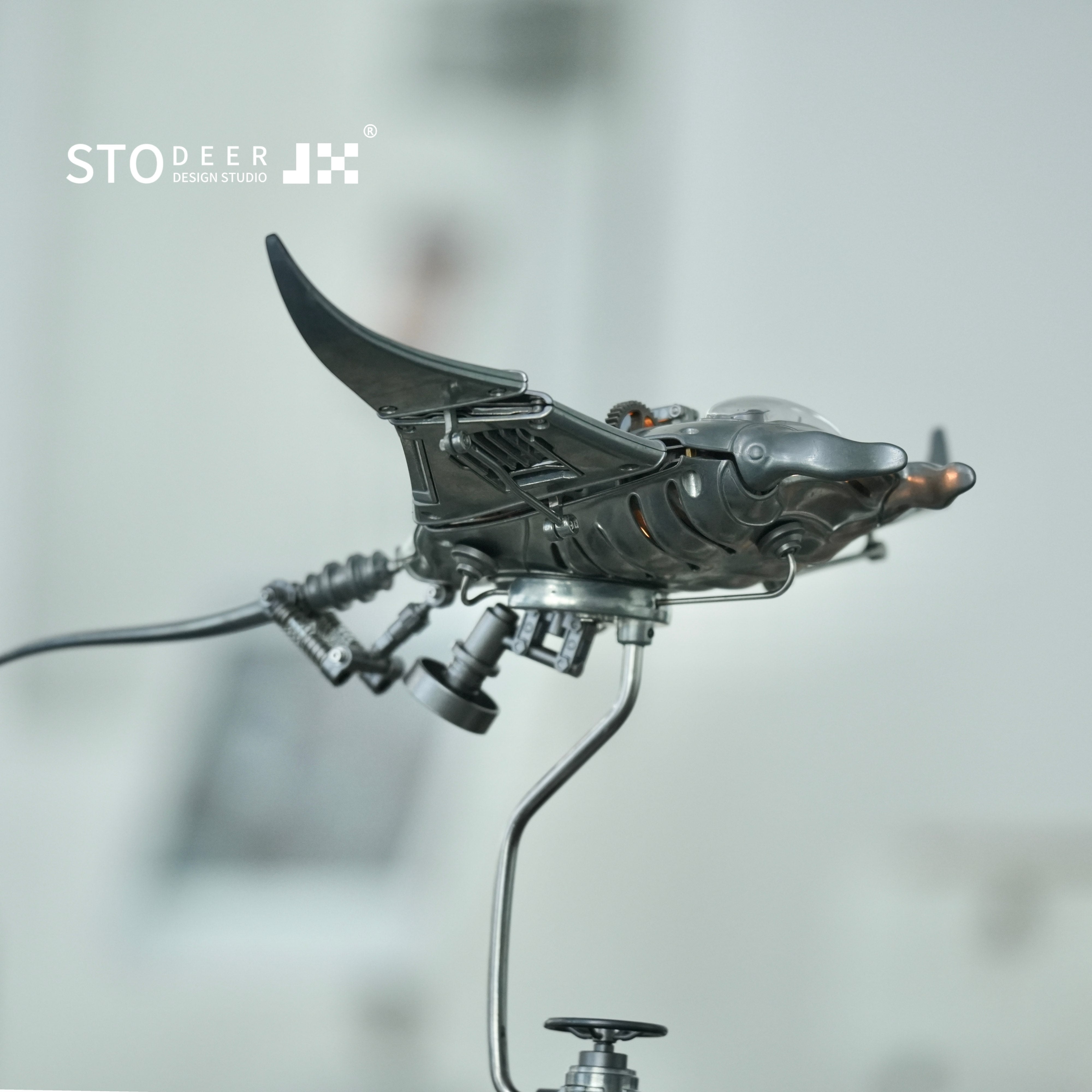 Innovative Mechanical Metal Manta Rays Model Steampunk Style 3D Metal Puzzle Kit SD-01