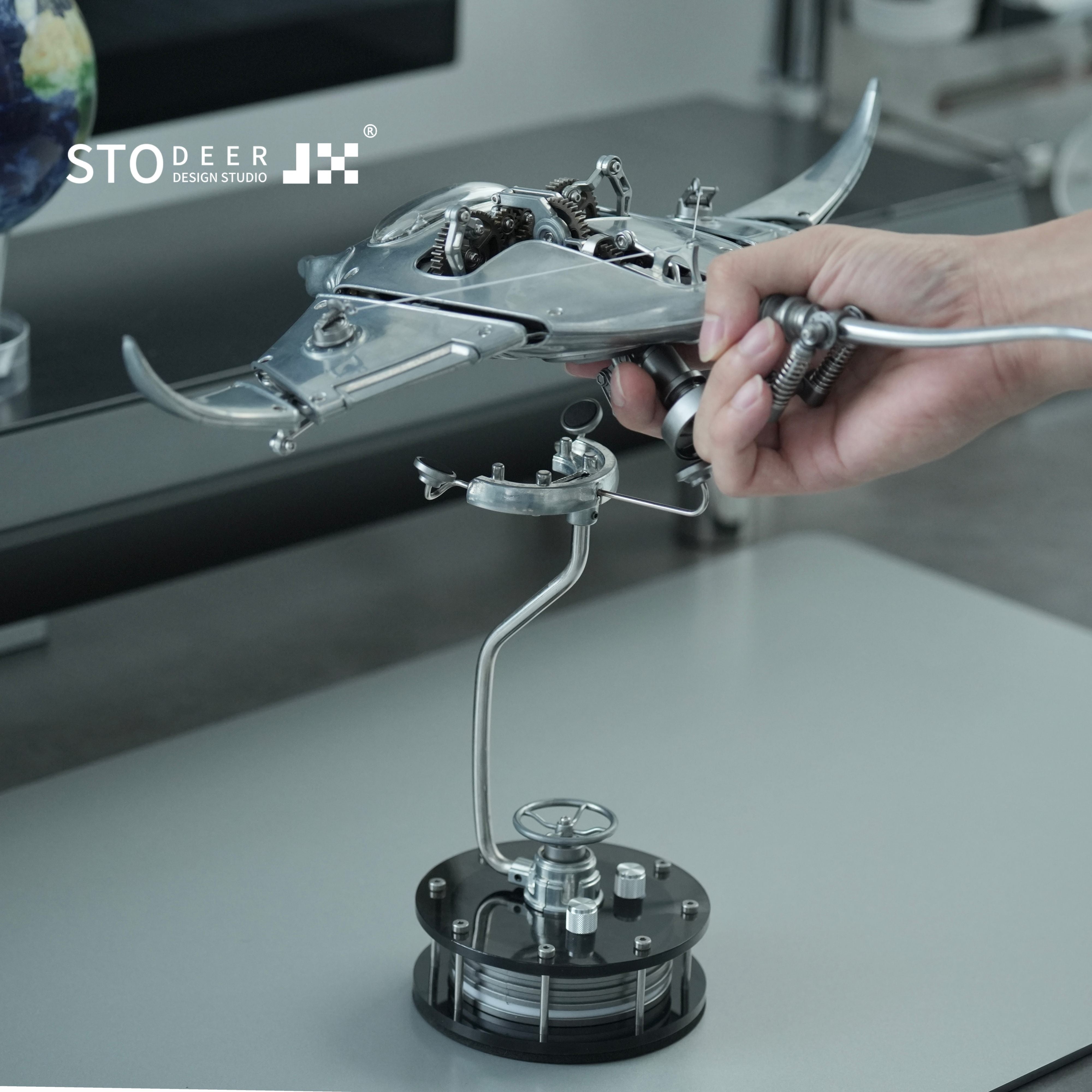 Innovative Mechanical Metal Manta Rays Model Steampunk Style 3D Metal Puzzle Kit SD-01